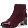REDZ WOMENS ANKLE BOOT - WINE