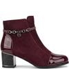 REDZ WOMENS ANKLE BOOT - WINE