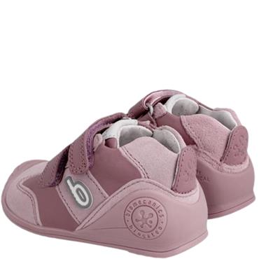 BIOMECANICS GIRLS VELCRO ANKLE BOOT - MAUVE