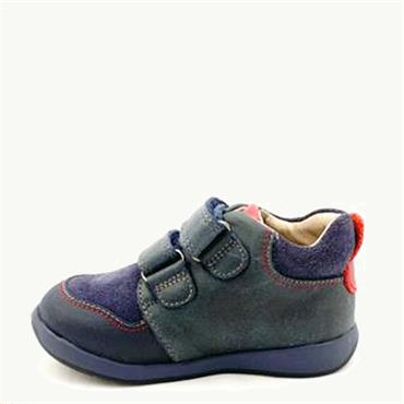 GARVALIN BOYS 2 VELCRO STRAP BOOT - NAVY