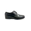 LUISETTI MENS LEATHER T/CAP LACE SHOE - BLACK