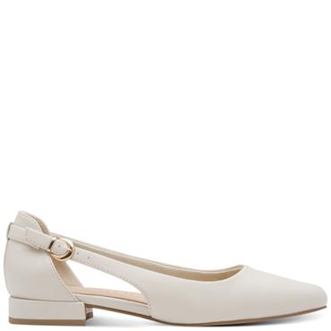 MARCO TOZZI WOMENS FLATS - CREAM