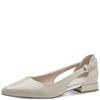 MARCO TOZZI WOMENS FLATS - POWDER PATENT