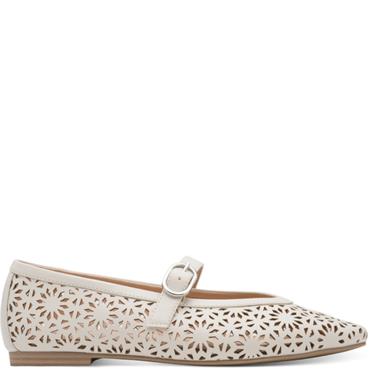 MARCO TOZZI WOMENS FLATS - CREAM