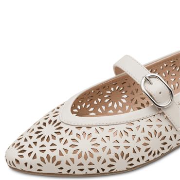 MARCO TOZZI WOMENS FLATS - CREAM