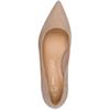 MARCO TOZZI WOMENS LOW HEEL COURT SHOE - TAN SUEDE