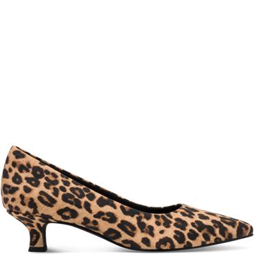 MARCO TOZZI WOMENS ANIMAL PRINT SHOE - LEOPARD