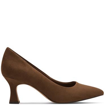 MARCO TOZZI WOMENS POINT TOE COURT SHOE - CINNAMON