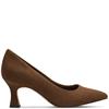 MARCO TOZZI WOMENS POINT TOE COURT SHOE - CINNAMON