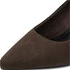 MARCO TOZZI WOMENS POINT TOE COURT SHOE - MOCCA
