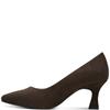 MARCO TOZZI WOMENS POINT TOE COURT SHOE - MOCCA