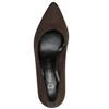 MARCO TOZZI WOMENS POINT TOE COURT SHOE - MOCCA