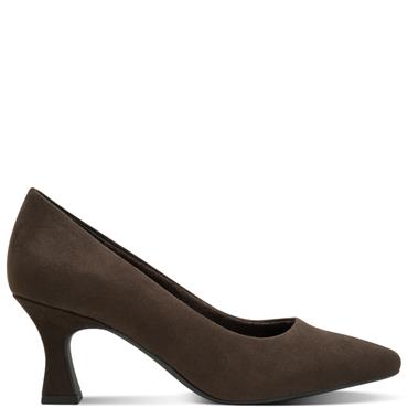 MARCO TOZZI WOMENS POINT TOE COURT SHOE - MOCCA