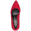 MARCO TOZZI WOMENS POINT TOE COURT SHOE - RED SUEDE