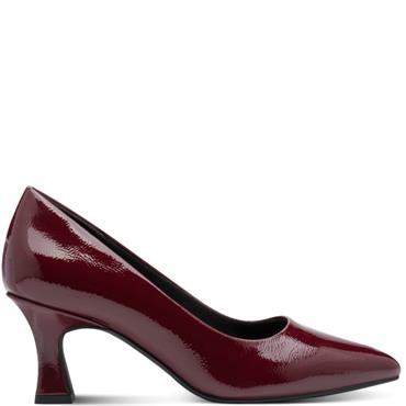 MARCO TOZZI WOMENS POINT TOE COURT SHOE - CHIANTI PATENT