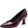 MARCO TOZZI WOMENS POINT TOE COURT SHOE - CHIANTI PATENT