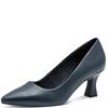 MARCO TOZZI WOMENS POINT TOE COURT SHOE - DARK NAVY