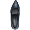 MARCO TOZZI WOMENS POINT TOE COURT SHOE - DARK NAVY