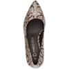 MARCO TOZZI WOMENS POINT TOE COURT SHOE - DUNE SNAKE