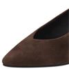 MARCO TOZZI WOMENS SLIP ON MID HEEL - MOCCA