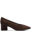 MARCO TOZZI WOMENS SLIP ON MID HEEL - MOCCA