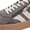 MARCO TOZZI WOMENS LACE UP CASUAL SHOE - DARK GREY