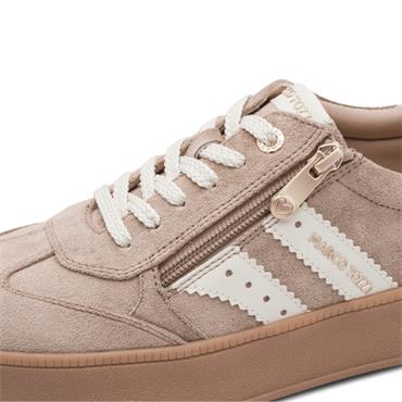 MARCO TOZZI WOMENS LACE UP CASUAL SHOE - TAN
