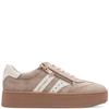 MARCO TOZZI WOMENS LACE UP CASUAL SHOE - TAN