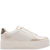 MARCO TOZZI WOMENS LACE UP CASUAL SHOE - CREAM