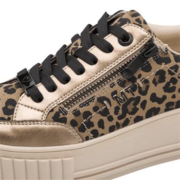 MARCO TOZZI WOMENS LACE UP CASUAL SHOE - LEO DUNE COMB