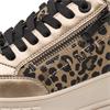 MARCO TOZZI WOMENS LACE UP CASUAL SHOE - LEOPARD ANIMAL PRINT