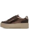 MARCO TOZZI WOMENS LACE UP CASUAL SHOE - MOCCA