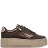 MARCO TOZZI WOMENS LACE UP CASUAL SHOE - MOCCA