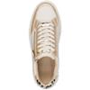 MARCO TOZZI WOMENS ANIMAL PRINT TRAINER - CREAM GOLD