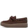 MARCO TOZZI WOMENS LACE UP CASUAL SHOE - MOCCA