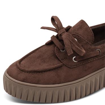 MARCO TOZZI WOMENS PLATFORM MOCCASIN - MOCCA