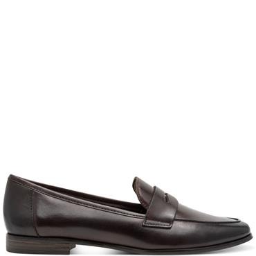 MARCO TOZZI WOMENS SLIP ON LOAFER - MOCCA