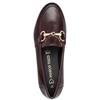 MARCO TOZZI WOMENS SLIP ON LOAFER - BORDEAUX