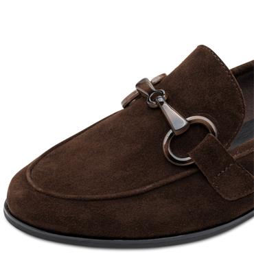 MARCO TOZZI WOMENS SLIP ON LOAFER - MOCCA