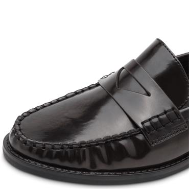 MARCO TOZZI WOMENS SLIP ON LOAFER - MOCCA