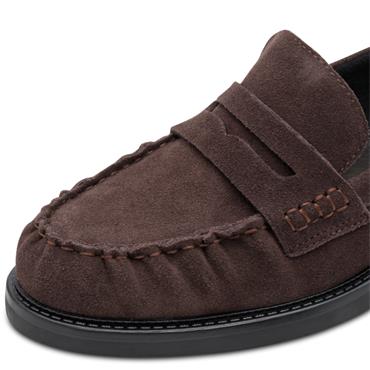 MARCO TOZZI WOMENS SLIP ON LOAFER - MOCCA