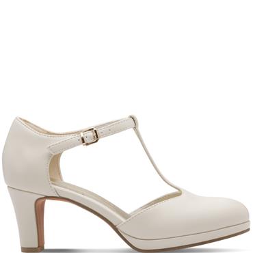 MARCO TOZZI WOMENS FLATS - CREAM