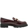 MARCO TOZZI WOMENS SLIP ON LOAFER - BORDEAUX PATENT