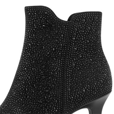 MARCO TOZZI WOMENS ZIP ANKLE BOOT - BLACK