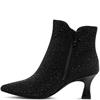 MARCO TOZZI WOMENS ZIP ANKLE BOOT - BLACK