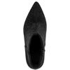MARCO TOZZI WOMENS ZIP ANKLE BOOT - BLACK