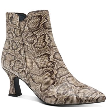 MARCO TOZZI WOMENS ANIMAL PRINT BOOT - DUNE SNAKE