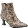 MARCO TOZZI WOMENS ANIMAL PRINT BOOT - DUNE SNAKE