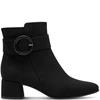 MARCO TOZZI WOMENS ZIP ANKLE BOOT - BLACK