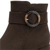 MARCO TOZZI WOMENS ZIP ANKLE BOOT - MOCCA